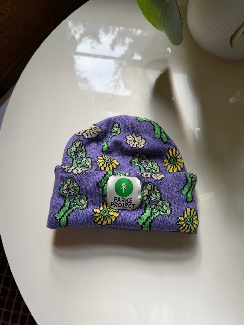 Parks Project Purple Mushroom Beanie